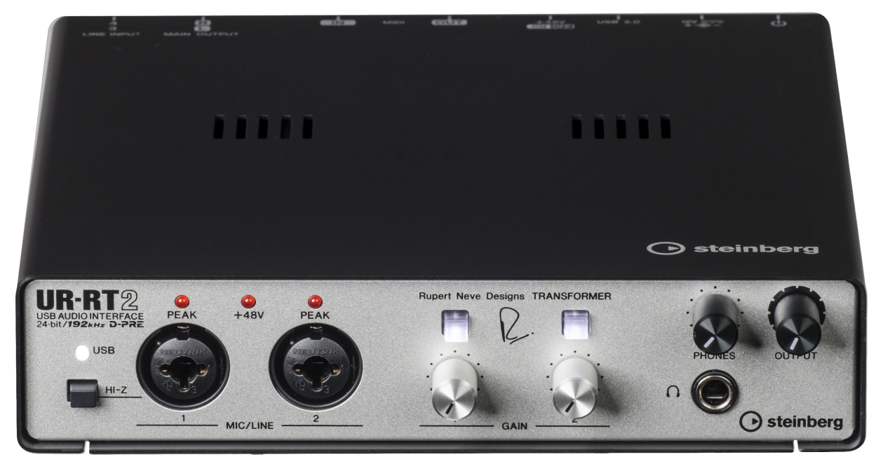 NEVE氏の設計思想を組み込んだオーディオインターフェイス、UR-RT2、UR