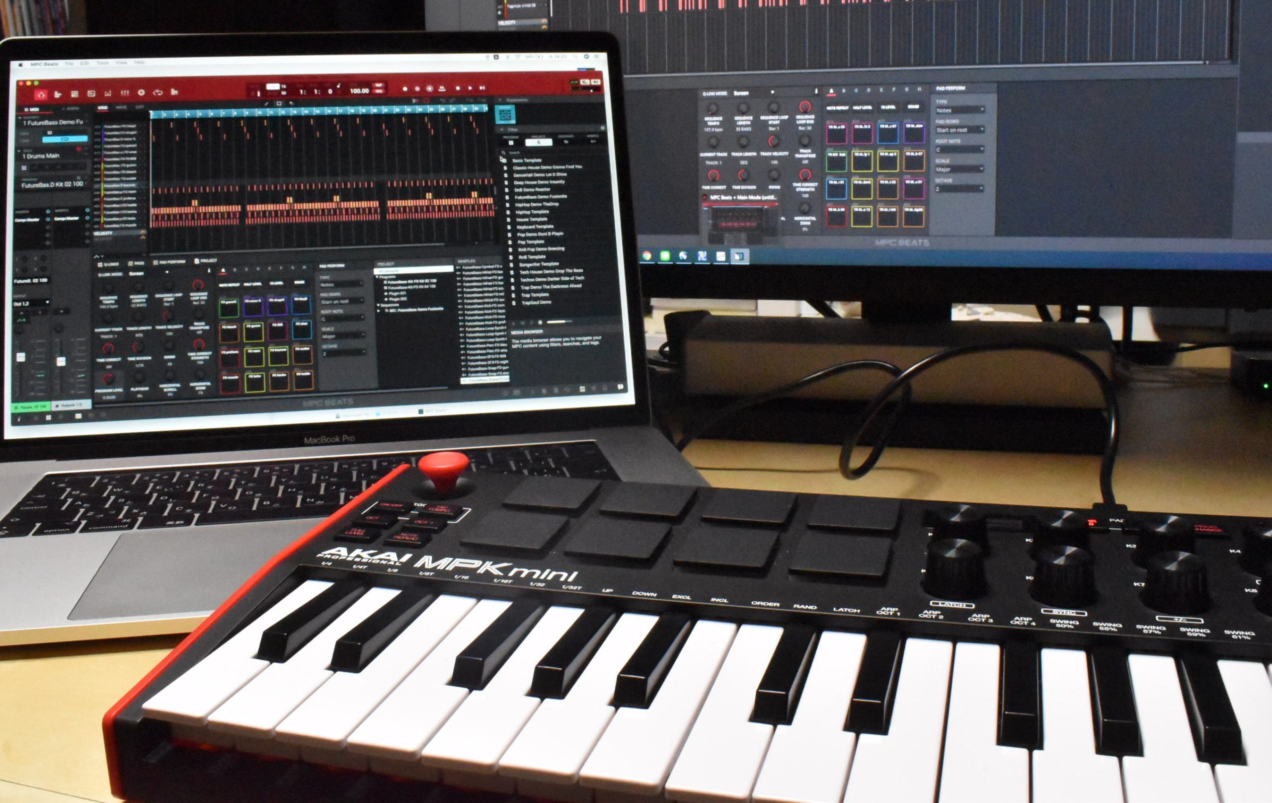AKAIの無料DAW、MPC beatsで誰でもビートメイキング。多機能ミニ鍵盤