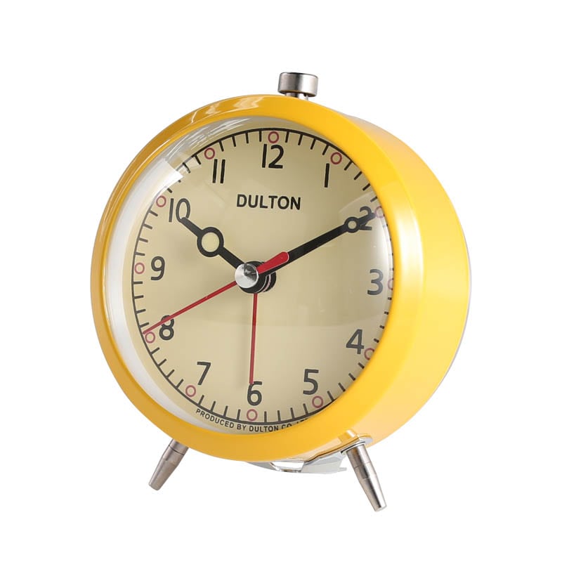 DULTON ONLINE SHOP | ALARM CLOCK YELLOW(YELLOW): インテリア雑貨