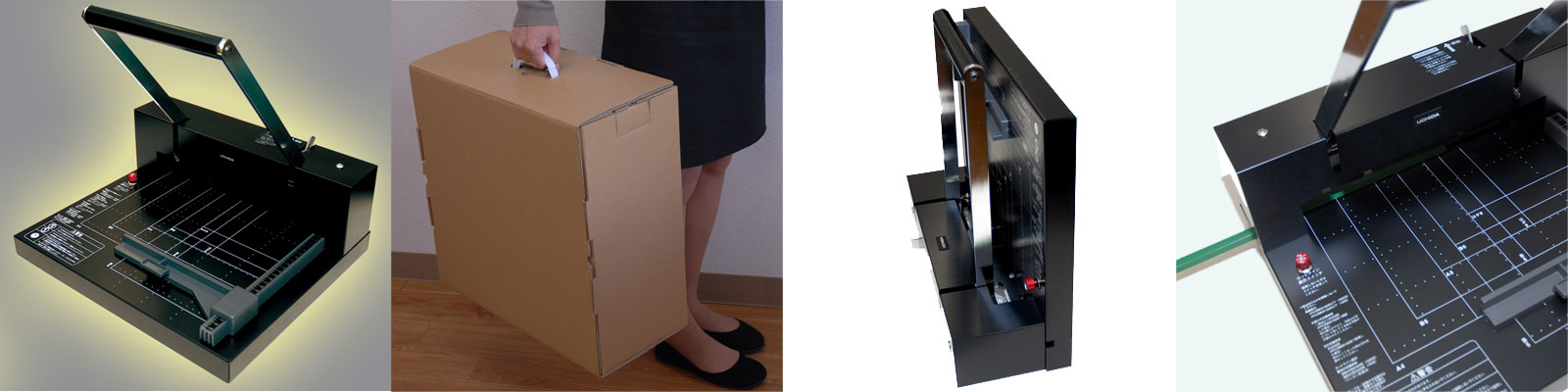 Durodex スタックカッター 200DX A4対応 手動式裁断機 黒 デューロデックス 送料無料 人気No.1 折りたたみ収納可能な自炊裁断機