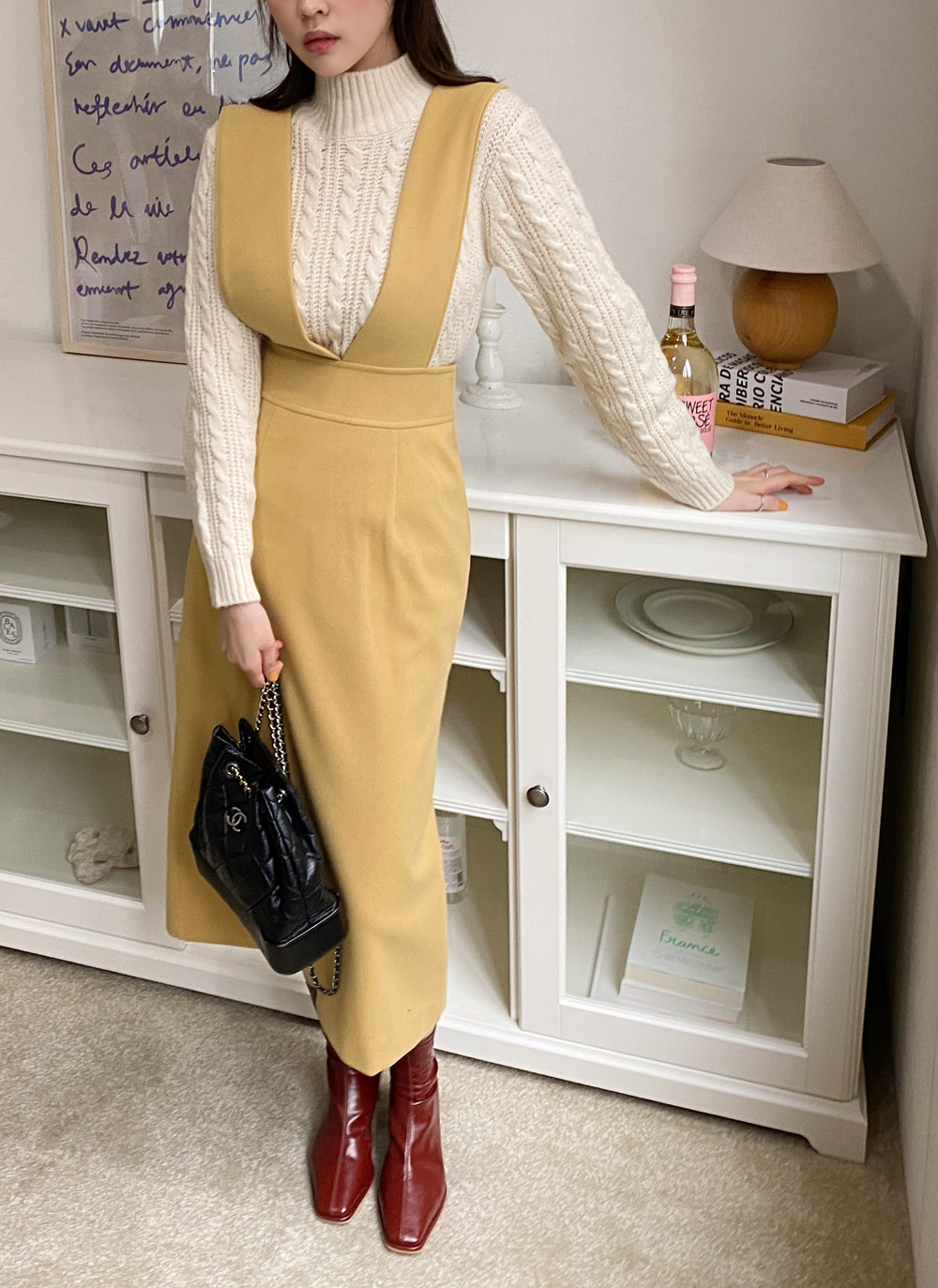 V字ビスチェワンピース・全3色 | レディースファッション通販 - DHOLIC