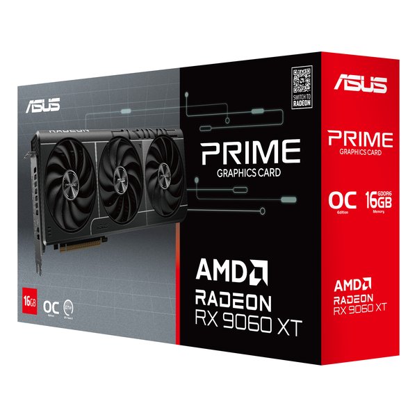 ASUS Radeon RX9060XT 16GB OC 3ファン ASUS Prime Radeon™ RX 9060 XT