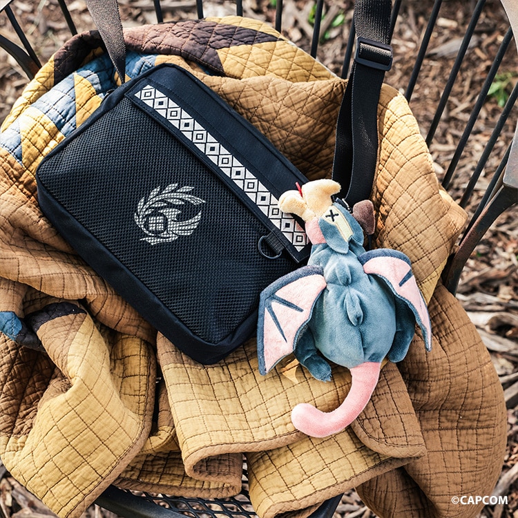 イーカプコン |モンスターハンターワイルズ ゲリョスぬいぐるみポーチ