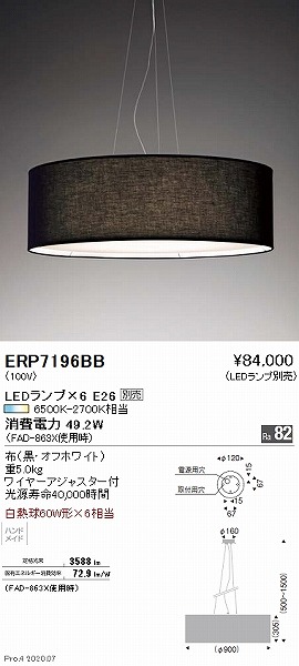 ERP7196BB | コネクトオンライン