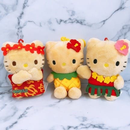 ハローキティ 日焼けキティ ハワイ限定ストラップ付き ストラップ付き