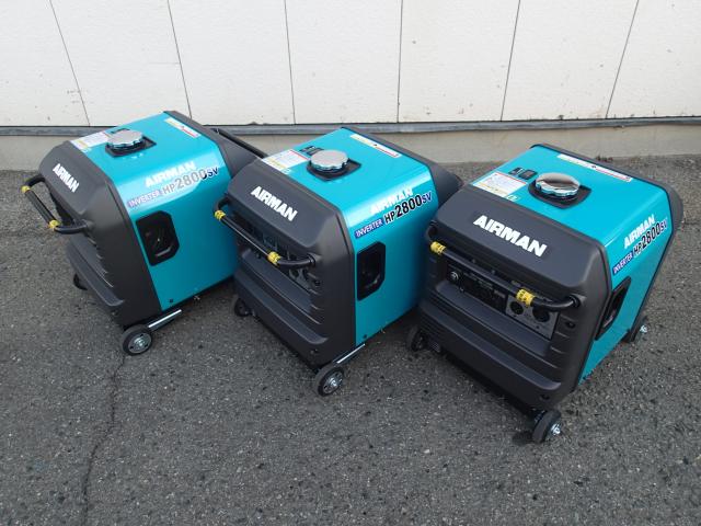 小型インバータ発電機 HP2800SV - 発電機 レンタル本舗
