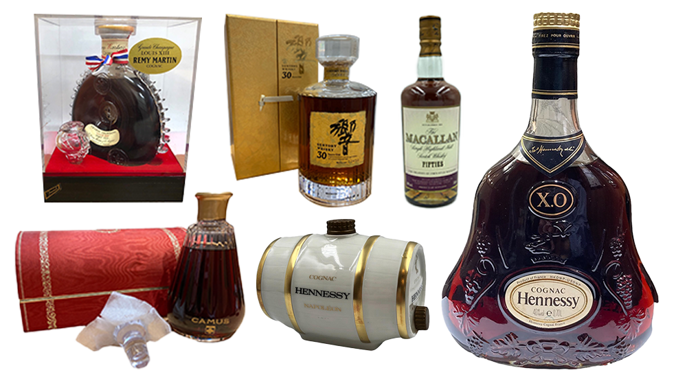 ヘネシー、マッカラン他