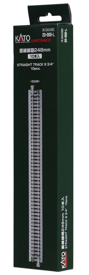 KATO鉄道模型オンラインショッピング 直線線路248mm（10本入）: □現在