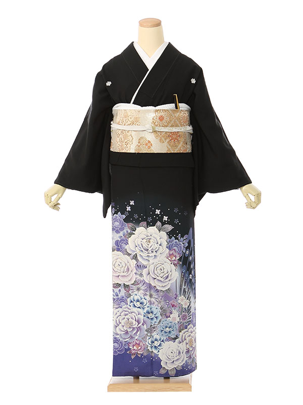 黒留袖|対応身長:155~157cm|ｻｲｽﾞ:7~13号|#4A1197｜全国宅配可の「e