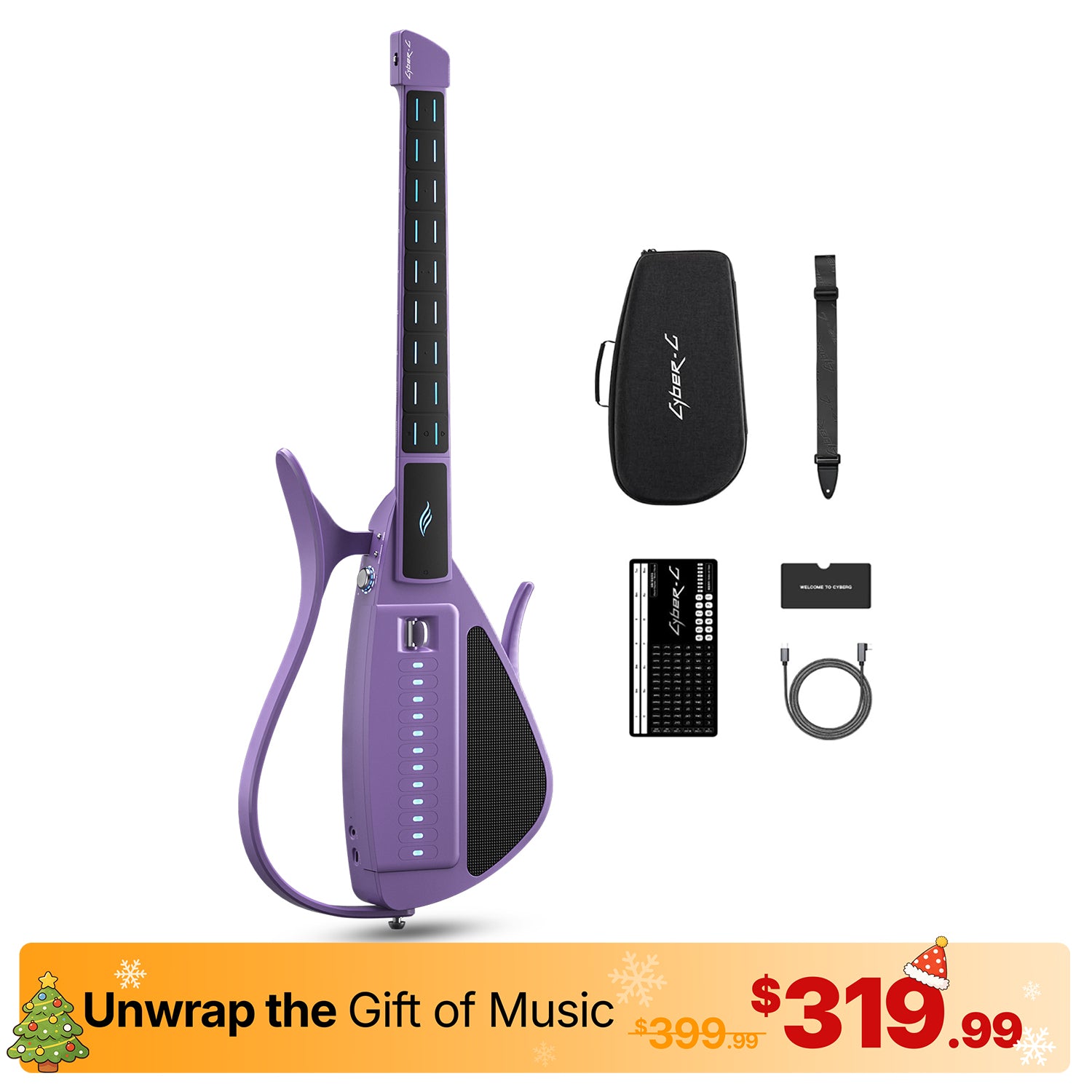 Enya エンヤ Cyber-G スマートエレキギター キーボードモデル 白 Enya