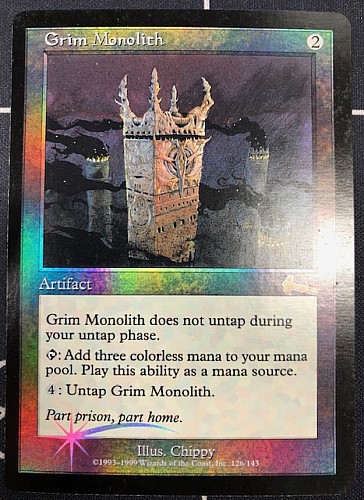MTG 厳かなモノリス Grim Monolith 英語 重量、ライトチェック済 MTG