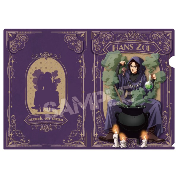 TVアニメ「進撃の巨人」 クリアファイル(“魔法使い”style) /(4)ハンジ