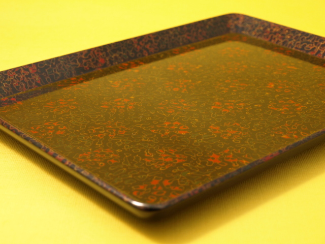 唐塗 長手盆一尺一寸 呂上 - 津軽塗専門店 恵比須屋