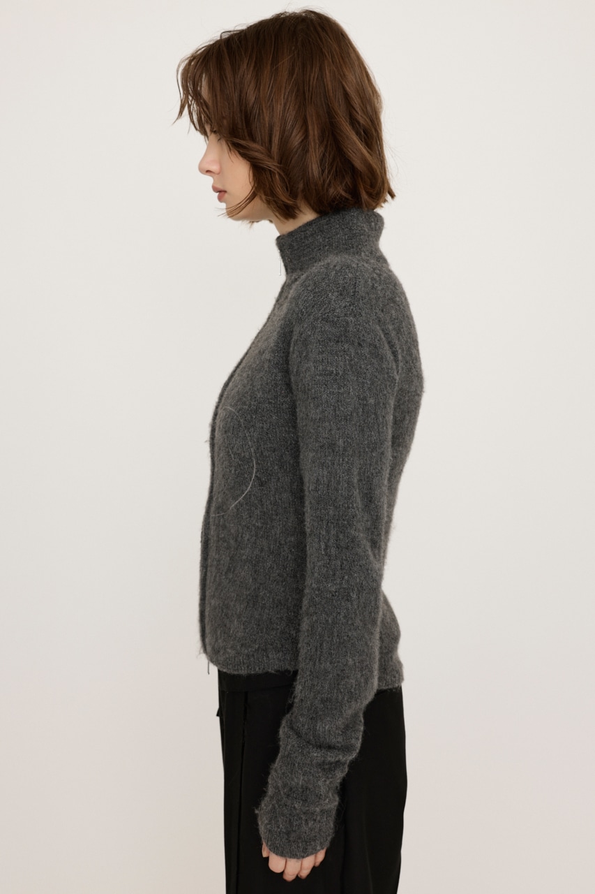 SLY | EMBROIDERY ZIP UP トップス (ニット ) |SHEL'TTER WEBSTORE