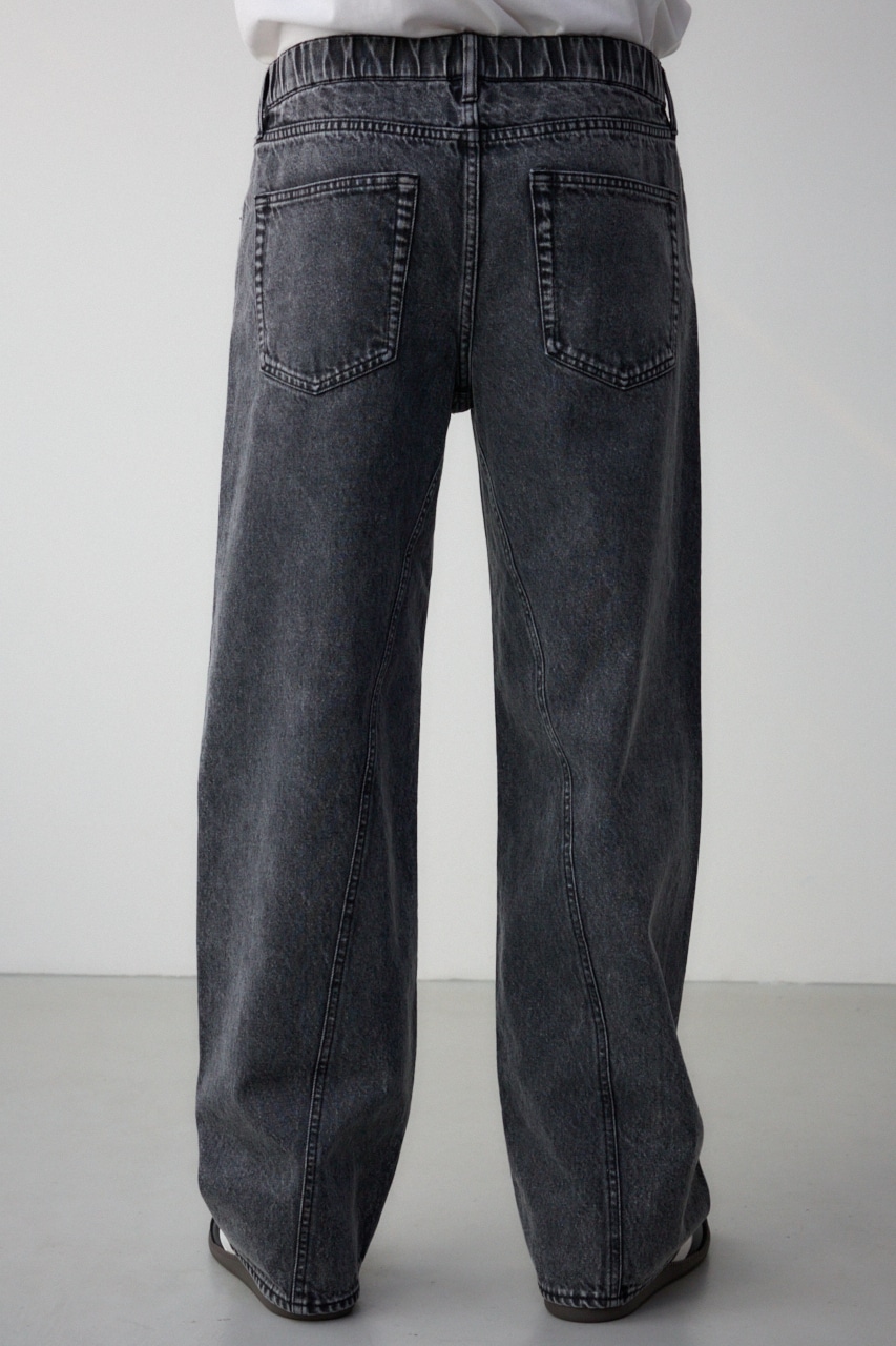 AZUL BY MOUSSY | 切替ワイドデニム (ストレート ) |SHEL'TTER WEBSTORE