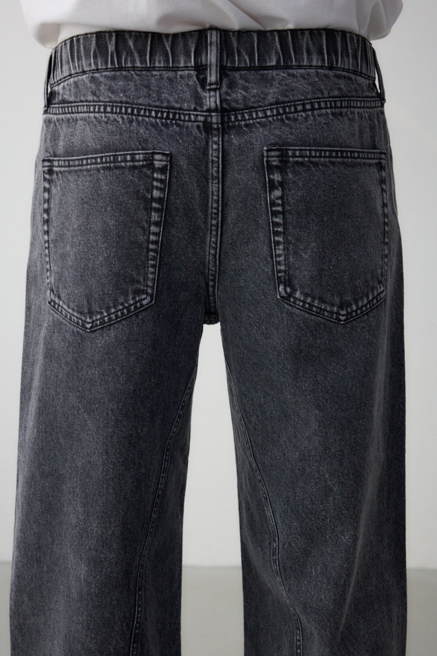 AZUL BY MOUSSY | 切替ワイドデニム (ストレート ) |SHEL'TTER WEBSTORE