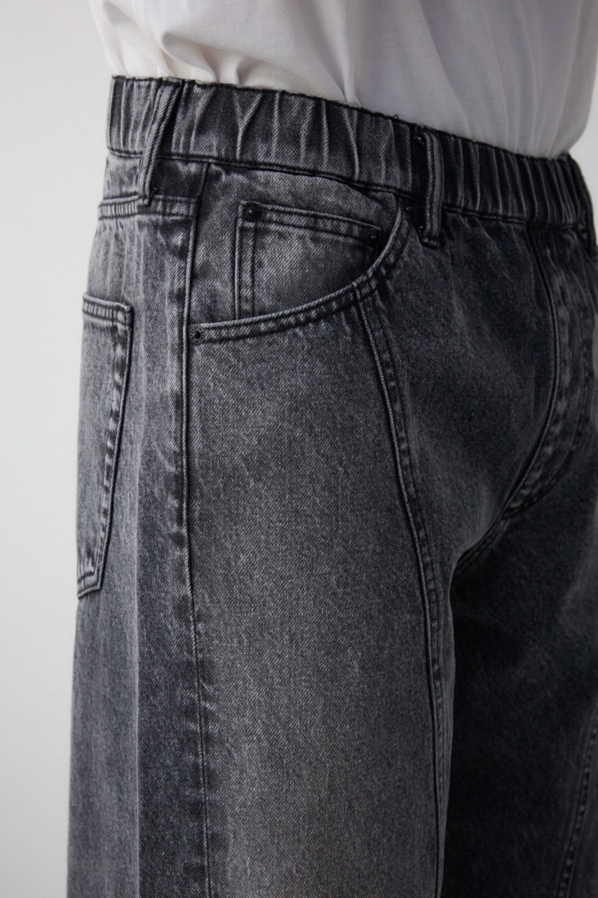 AZUL BY MOUSSY | 切替ワイドデニム (ストレート ) |SHEL'TTER WEBSTORE