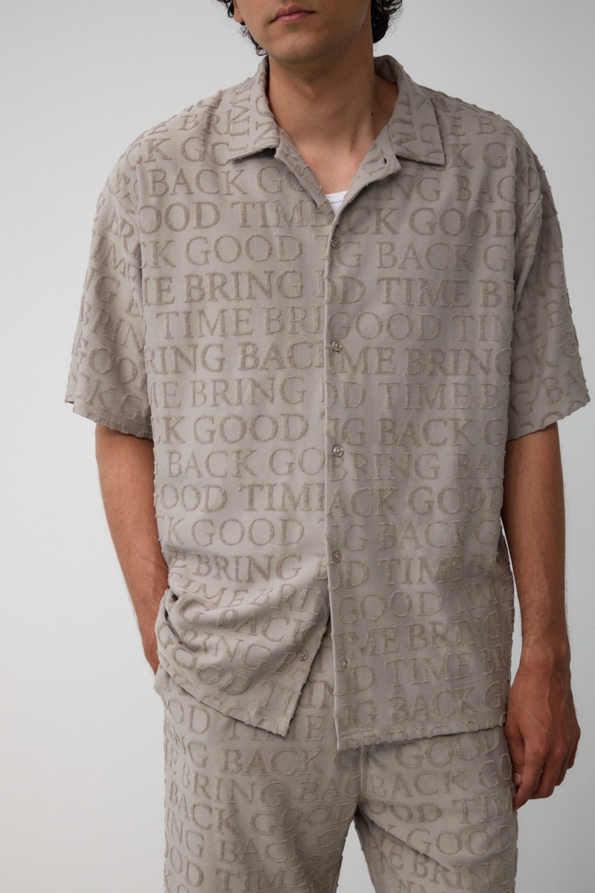 AZUL BY MOUSSY | 総柄パイルジャガードシャツ (シャツ・ブラウス