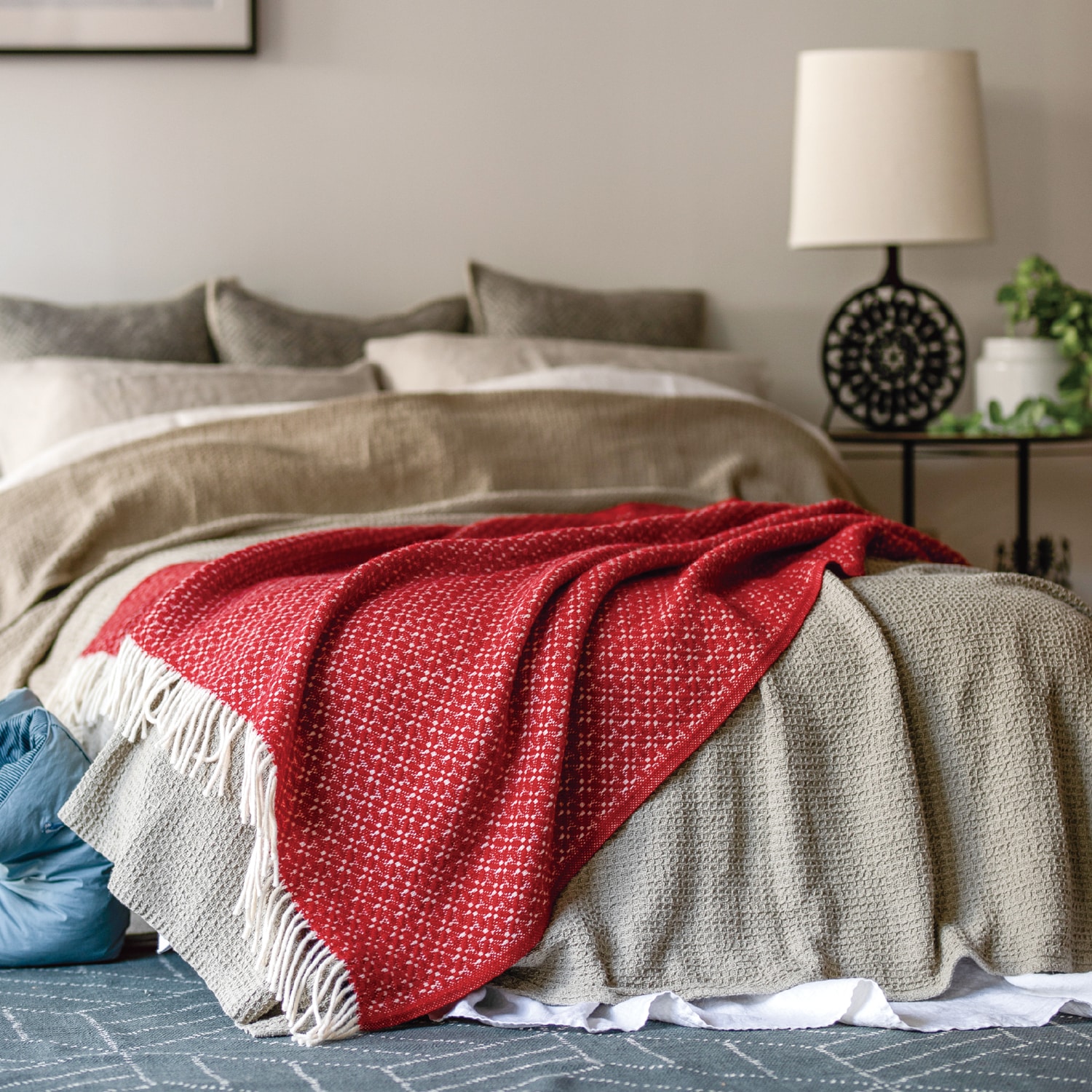 KLIPPAN/クリッパン スロー ダリア グレー | サステナブルショップ エ