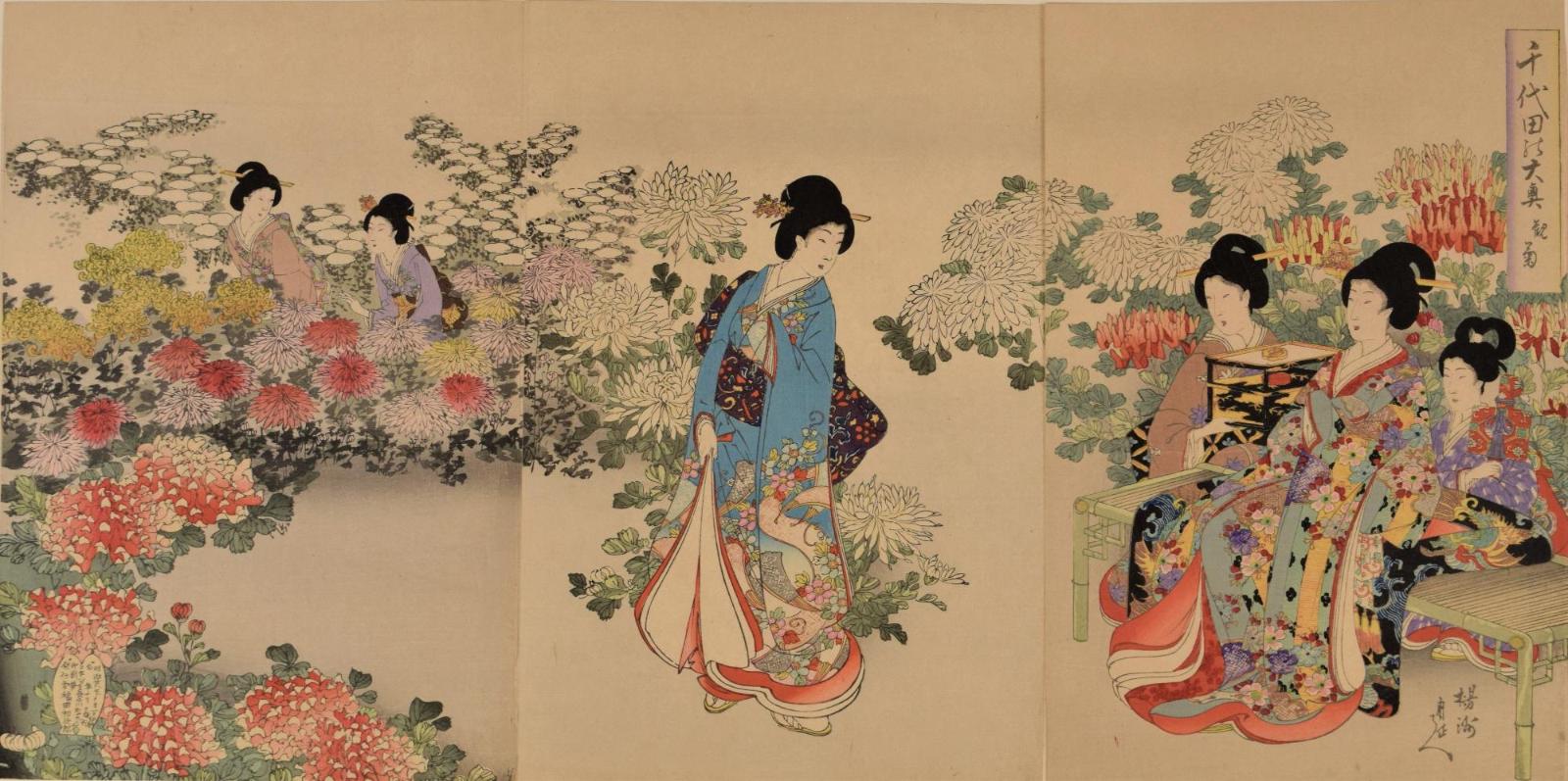 楊洲周延（ようしゅうちかのぶ）千代田の大奥 猿若狂言 【公式通販】