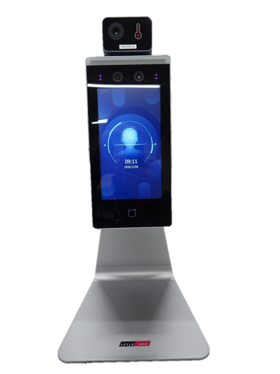 検温機スタンド型タブレット 大画面ディスプレイ