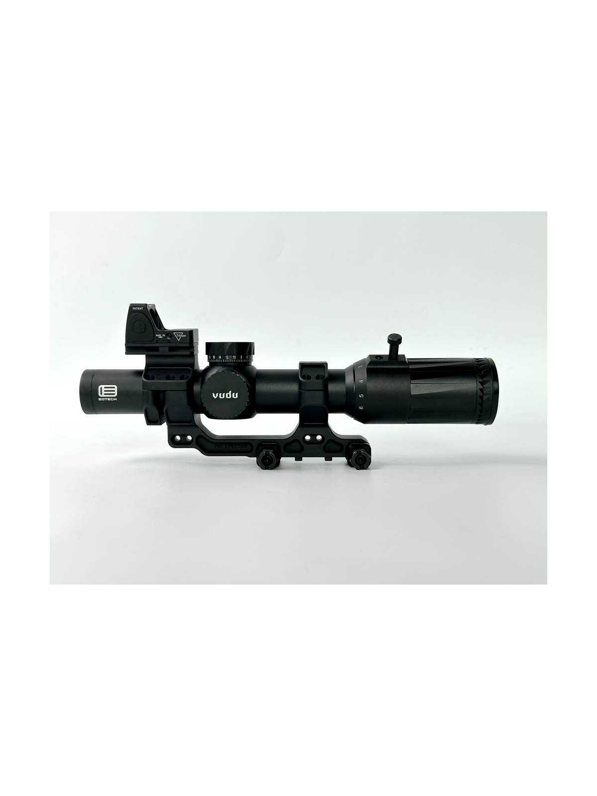 EvolutionGear VUDU 1-6X24mm FFP LPVO Scope & RMR C1 Mount 1.7