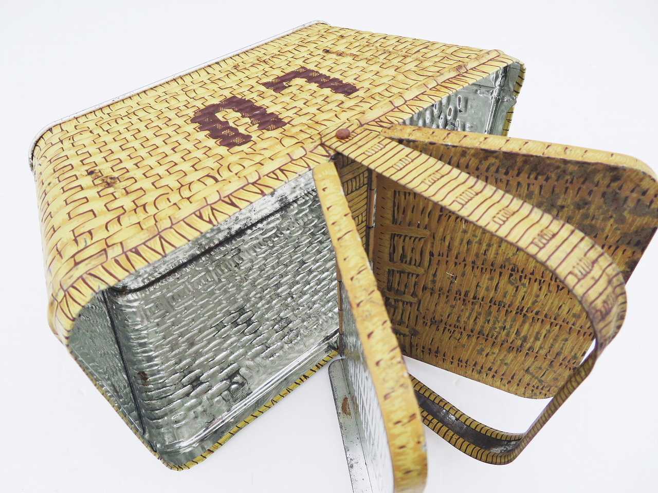 LUビスケットバスケットティン缶&エッフェル塔円形ティン缶 フランス