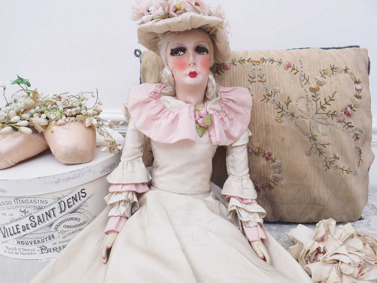 超絶美人のブドワールドール（B） - 薔薇と天使のアンティーク