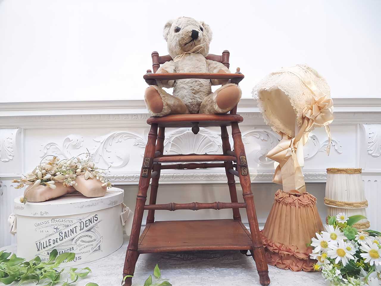 ドール用 木製フォールディングチェア - 薔薇と天使のアンティーク