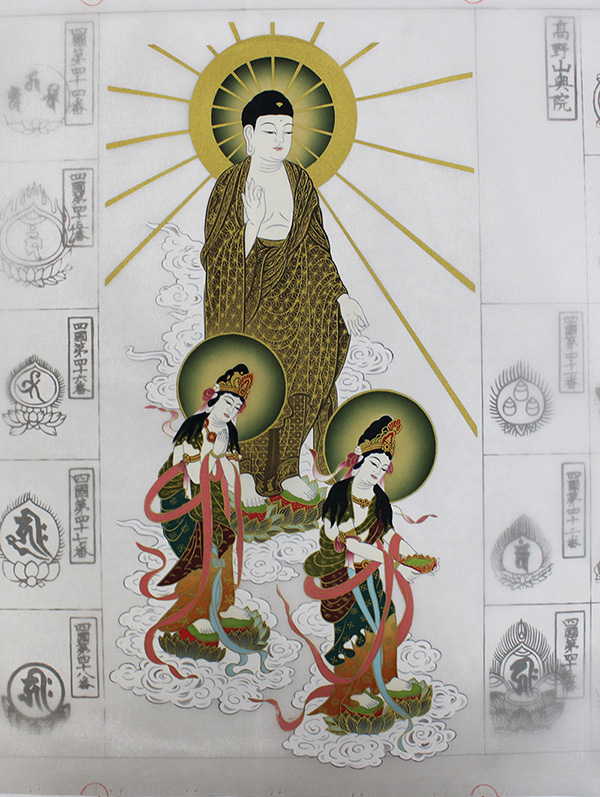 掛け軸 都路五葉 朝顔に小禽 絹本 希少 軸装 茶道具 掛軸 美品