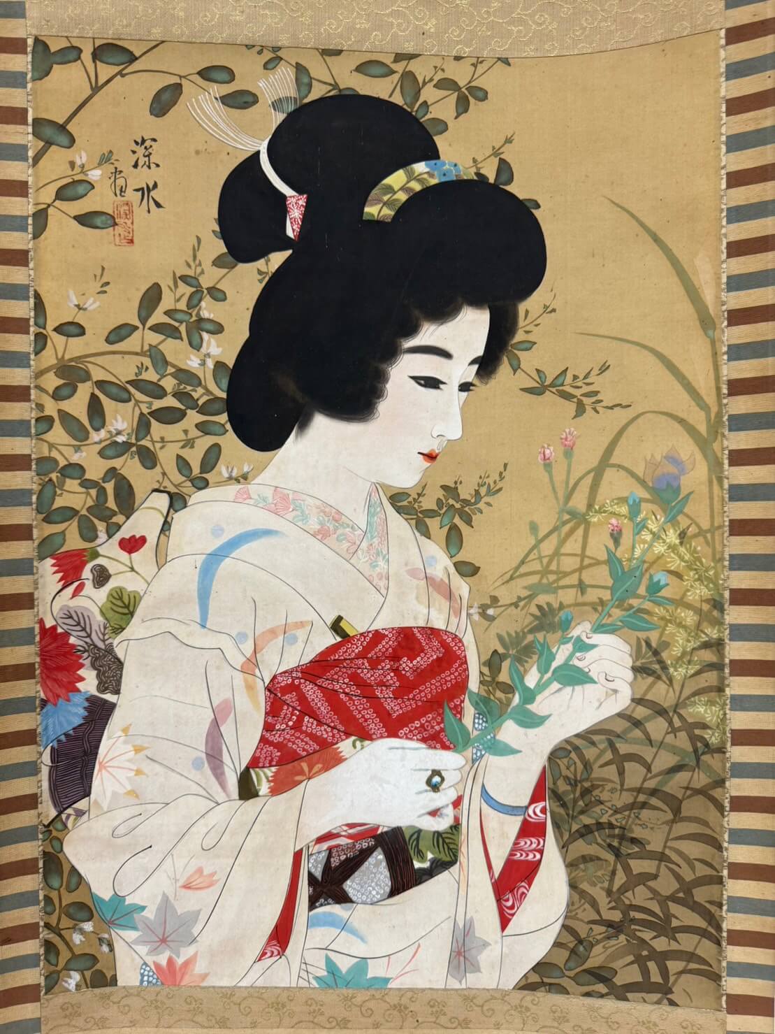 伊東深水の買取なら実績豊富｜日本画買取 | 骨董品買取専門の古美術永澤