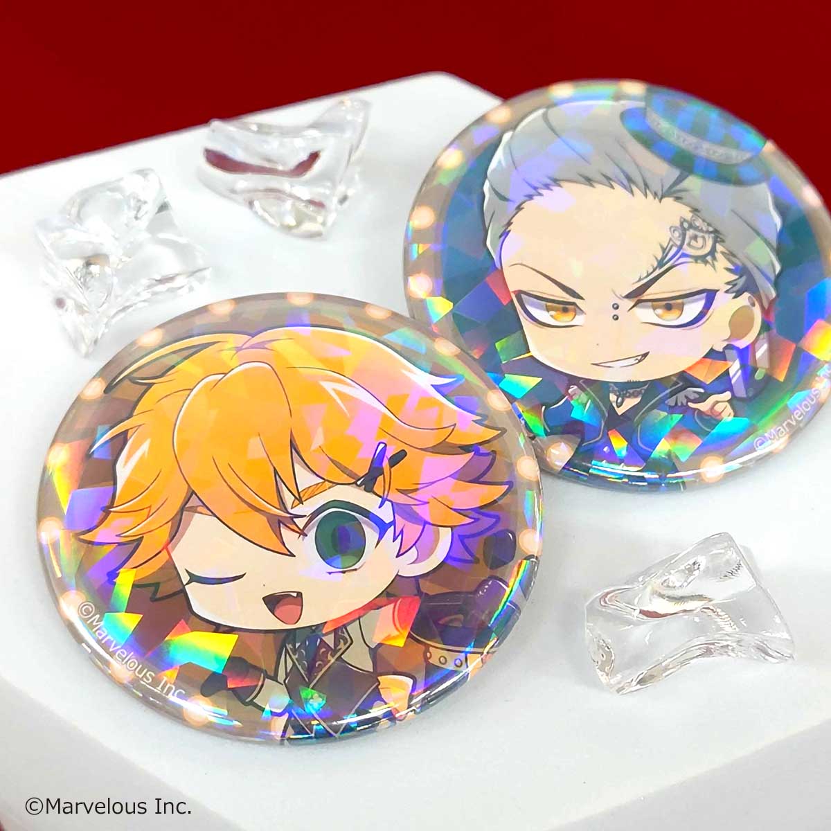 あんスタ プロセカ コラボ ホログラム缶バッジ 缶バッジ 守沢千秋 千秋