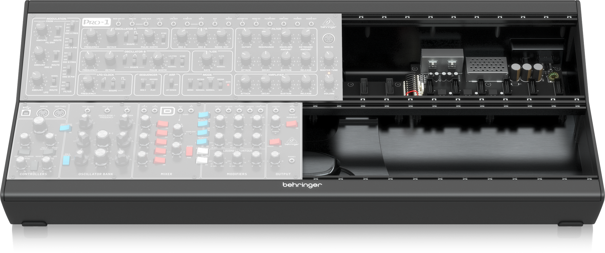 ベリンガー 104 HPユーロラックケース+電源モジュール Amazon