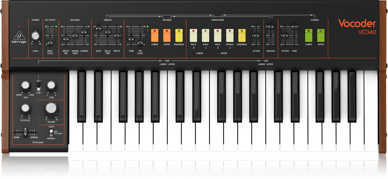 VC340 VOCODER - 製品一覧 - ベリンガー公式ホームページ