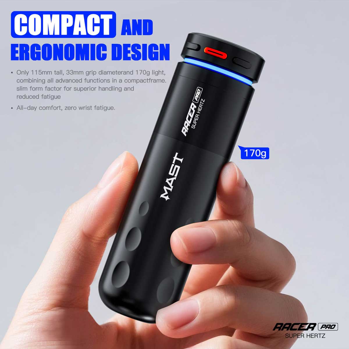 Dragonhawk Mast Racer Pro Tattoo Machine 4.2mm Stroke – Element