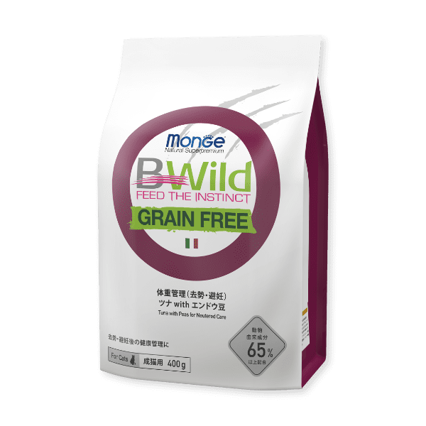 体重管理（去勢・避妊） ツナ with エンドウ豆｜B Wild製品一覧