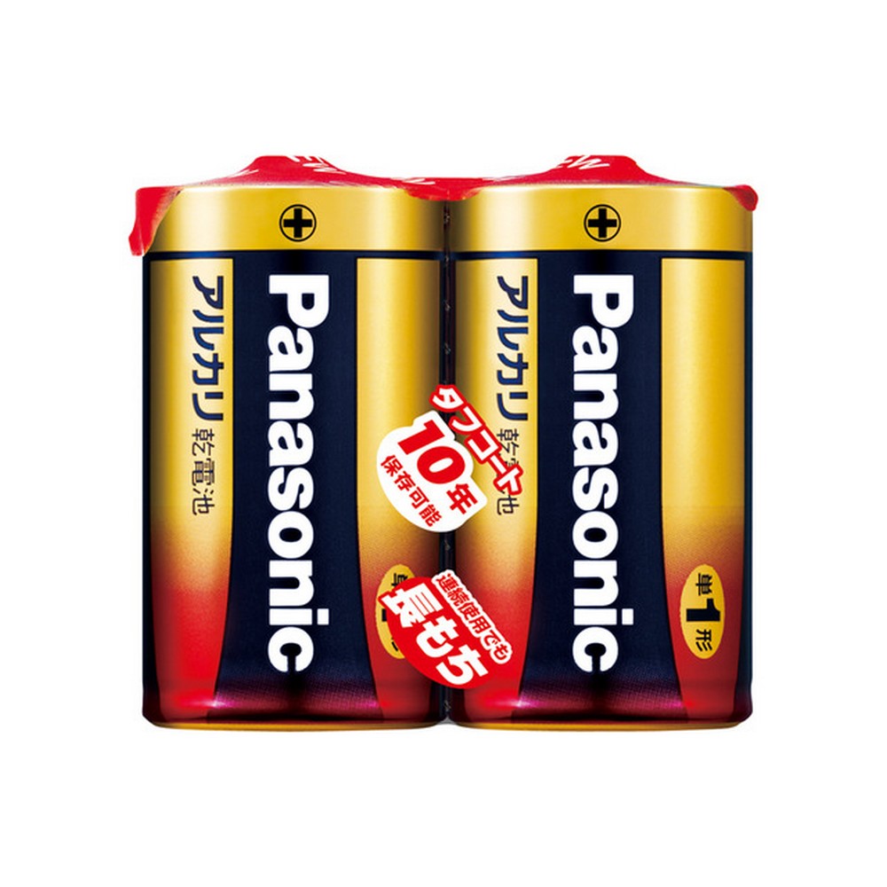 パナソニック アルカリ乾電池 単1形 2本 LR20XJ/2SE ｜ エルパ・ダイレクト