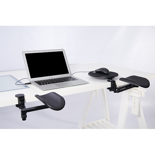 ERGOREST エルゴレスト ロングアーム アームレスト ホワイト マウス