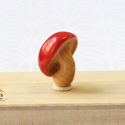 キノコの根付 キノコ根付 M669