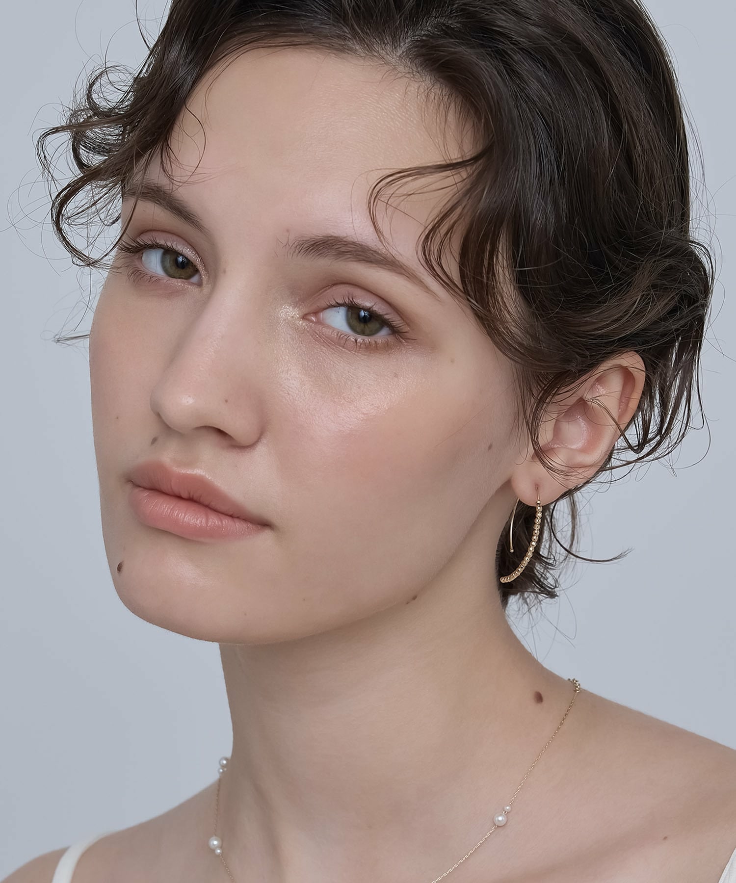 MIZUKI / K14YG スモールバナナフープピアス｜ESTNATION ONLINE STORE