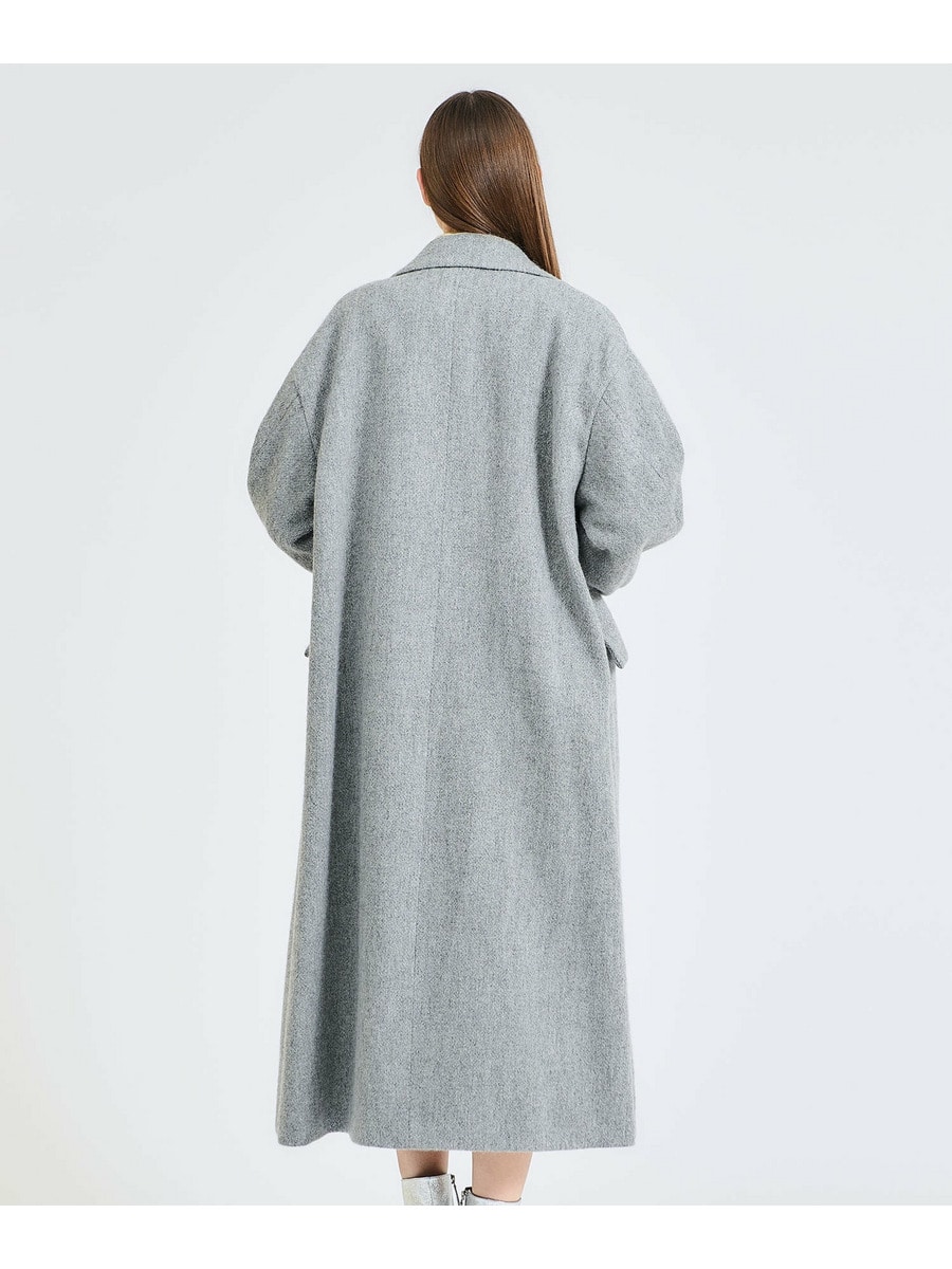 PRISTINE プリスティン アルパカヘリンボンコート/オーガニック