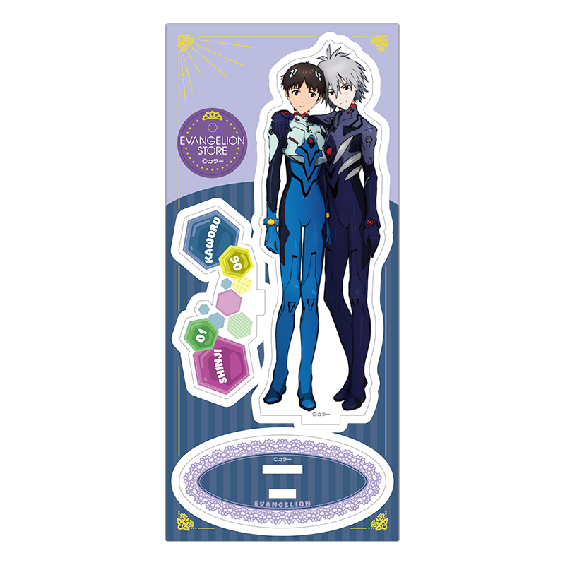 EVA STOREオリジナル アクリルスタンド/シンジ＆カヲル(プラグスーツ