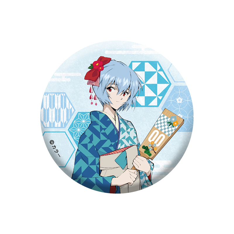 エヴァンゲリオン ミルクスタンド 缶バッジ 綾波レイ エヴァンゲリオン