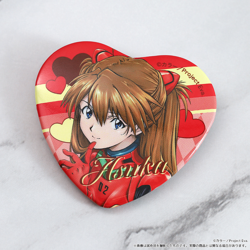 エヴァ アスカ、マリ缶バッジ ルミネ エヴァンゲリオン】アスカ ルミネ
