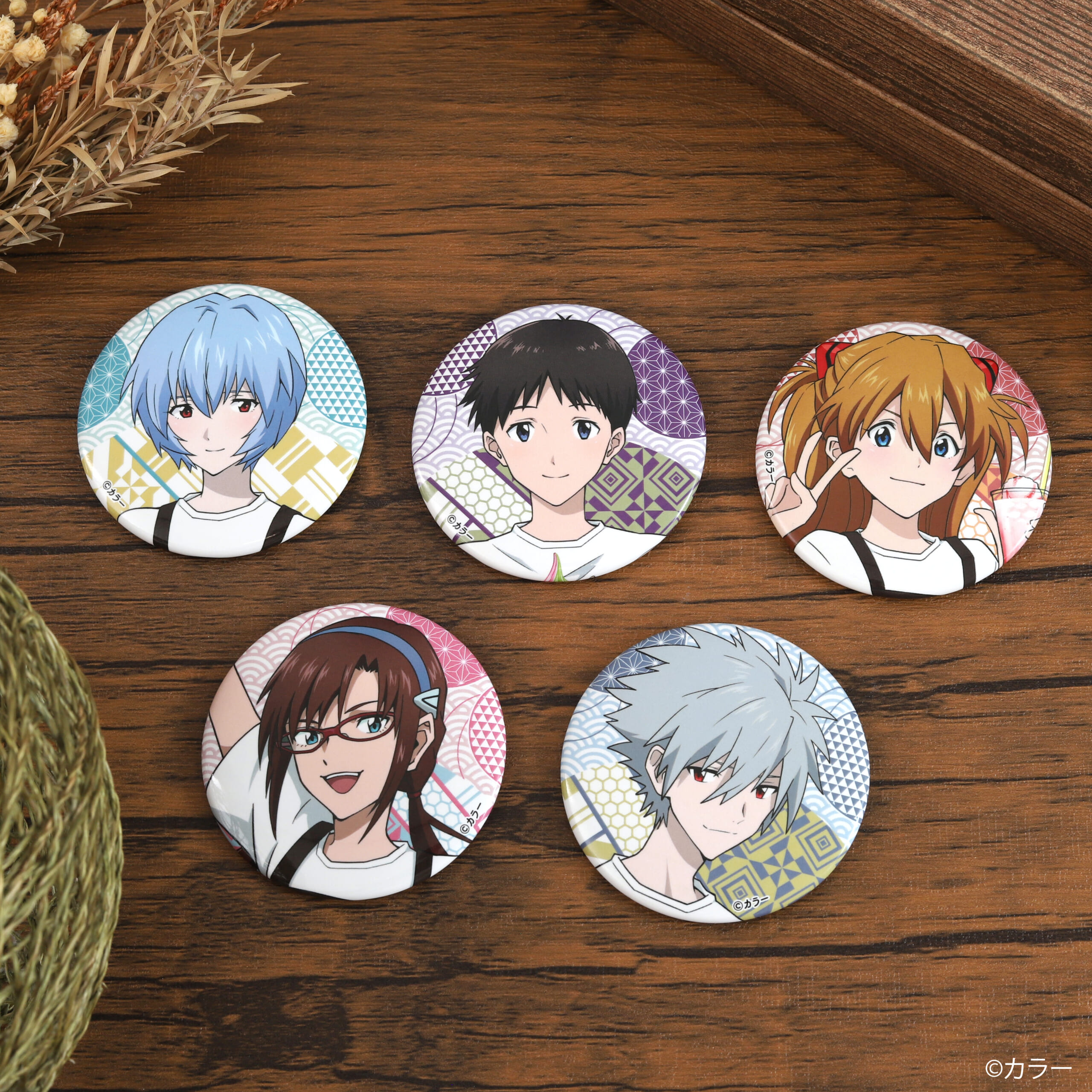 缶バッチ 渚カヲル 箱根湯本 えゔぁ屋 エヴァンゲリオン エヴァ えゔぁ