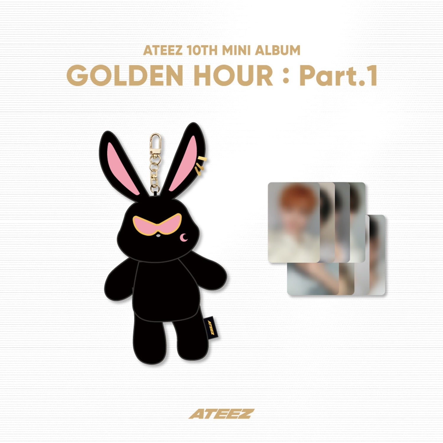 ATEEZ ヨーロッパ 限定 MD MITO イヤーマフ 耳あて 手袋セット①