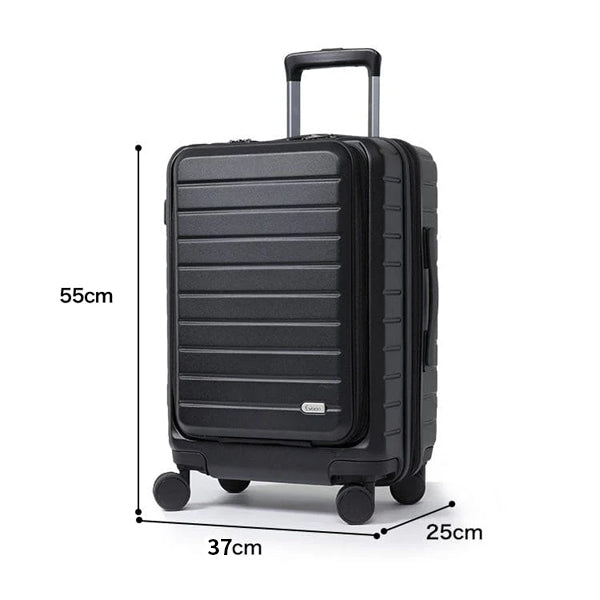 Evoon 拡張機能付きスーツケース 容量35L~41L/機内持ち込み可能【3営業