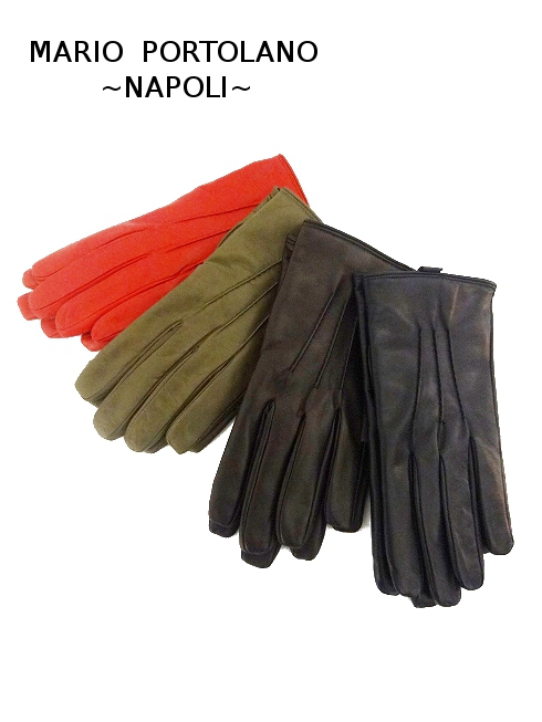 ナポリ発！！ MARIO PORTOLANO（マリオポルトラーノ）レザーグローブ