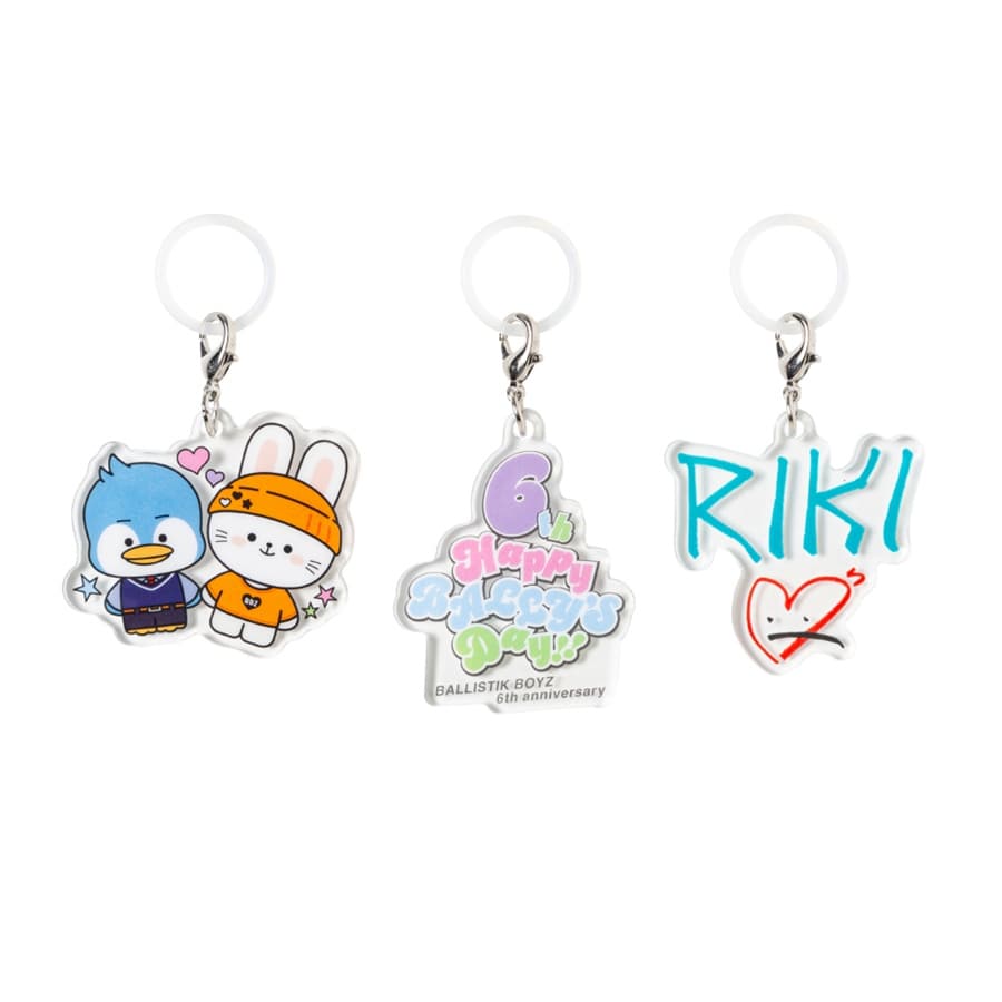 松井利樹 背景ありクリアチャーム セット EXILE TRIBE STATION ONLINE