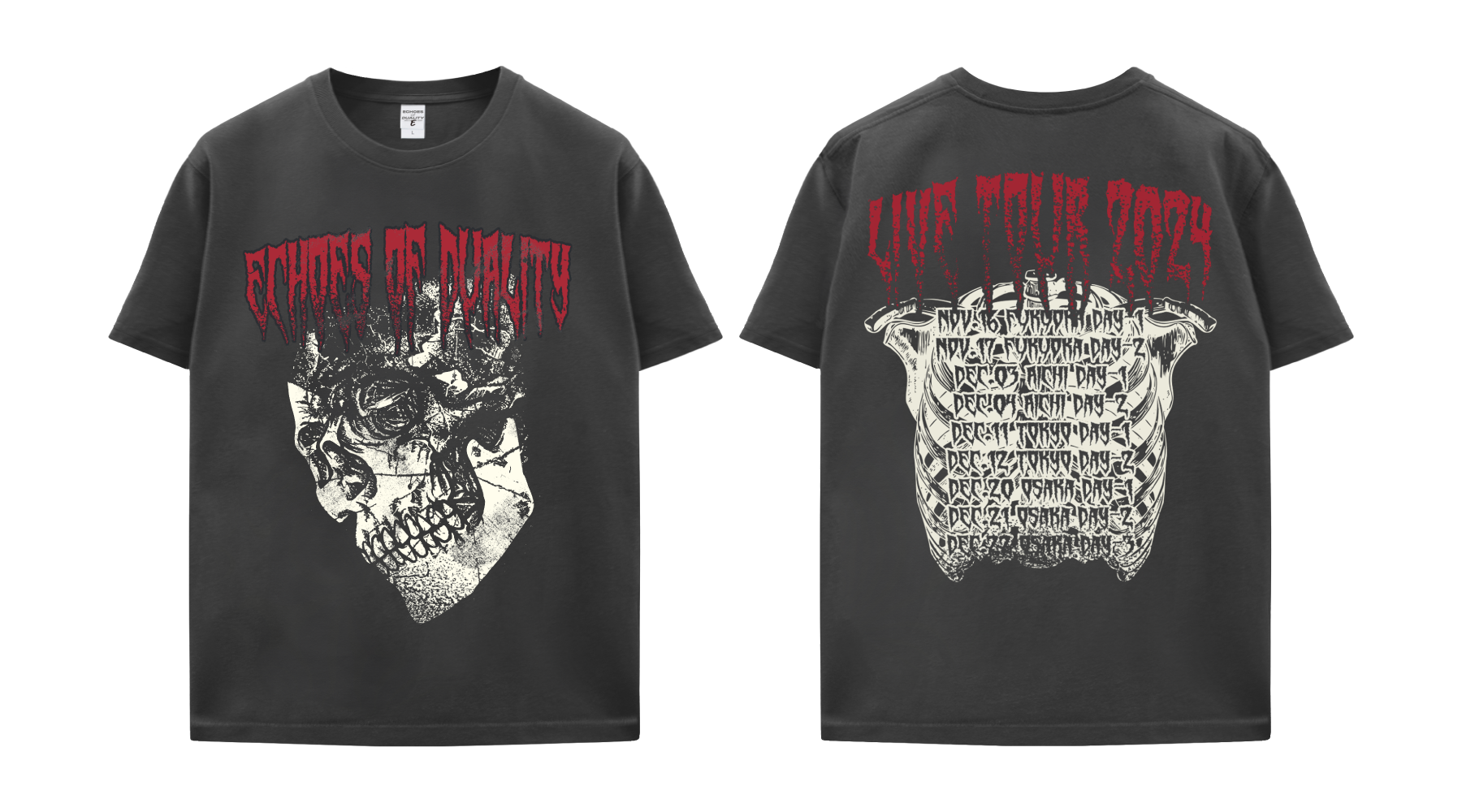 ECHOES OF DUALITY レプリカTシャツ ECHOES OF DUALITY レプリカT